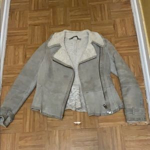 Burberry sheepskin coat